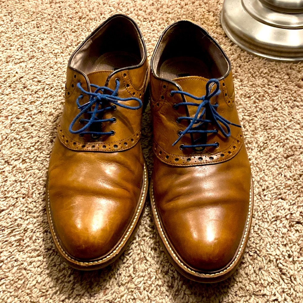 Winthrop wingtip brown leather